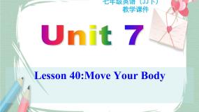 Unit 7 lesson 40课件