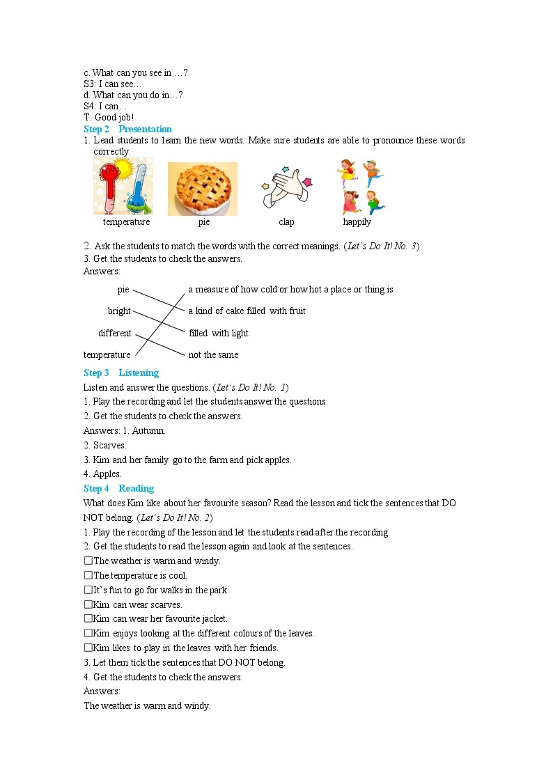 Lesson 33 Kim’s Favourite Season（课件PPT+教案+练习）02