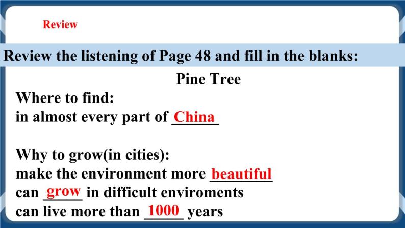 Unit 4 Save the trees Period 3 Grammar课件+教案+导学案+同步练习02