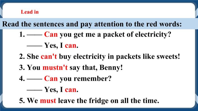 Unit 6 Electricity Period 3 Grammar 课件+教案+导学案05