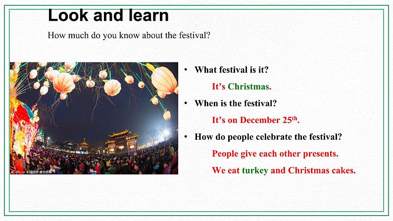Unit 8 Topic 3 Let 's celebrate! Section A课件第7页