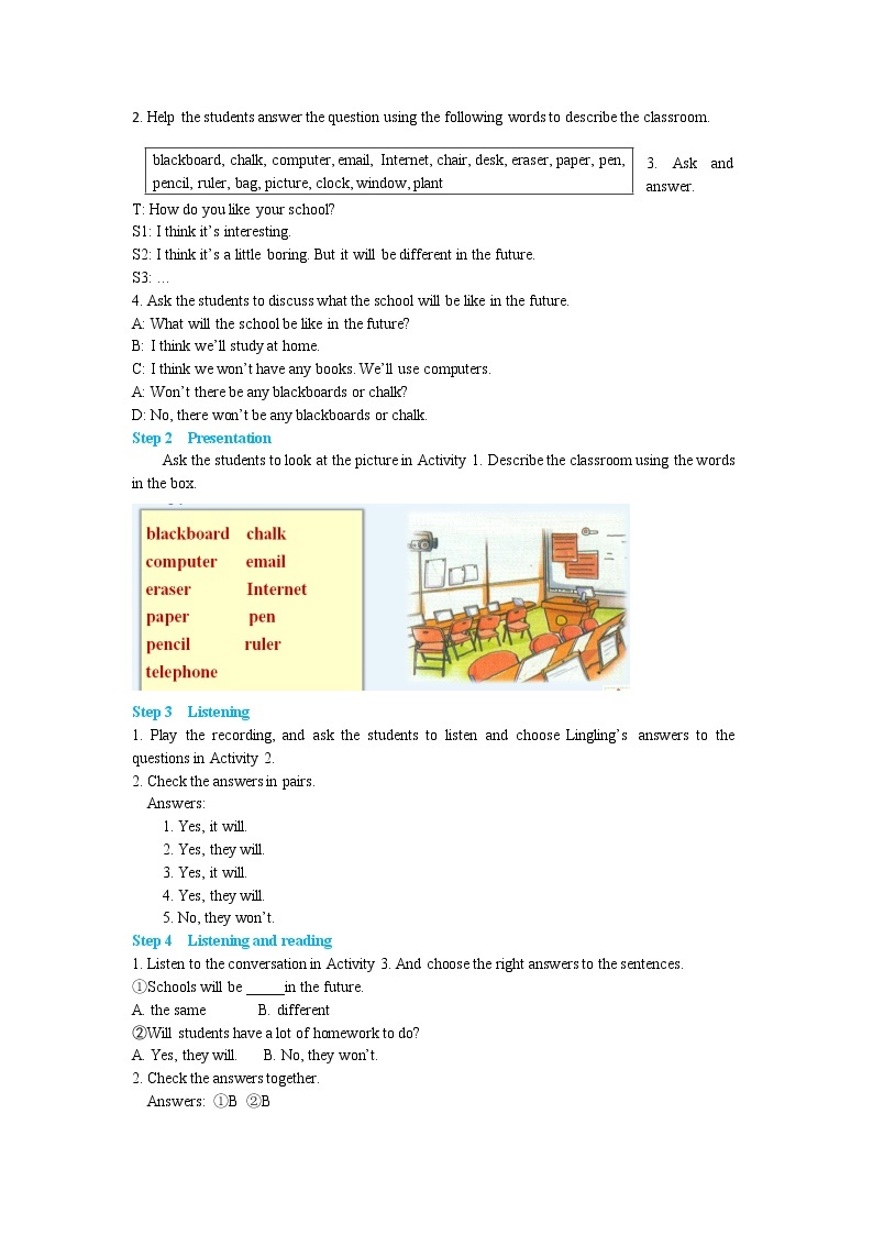 Module 4 Unit 1 Everyone will study at home（课件PPT+教案+练习）02