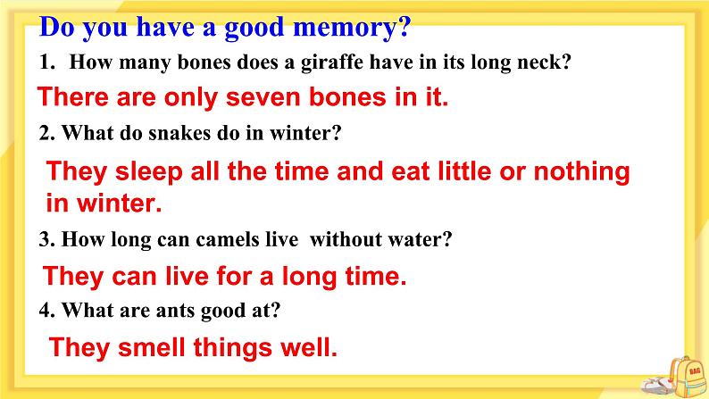 Unit 5 Integrated skills & Study skills第7页