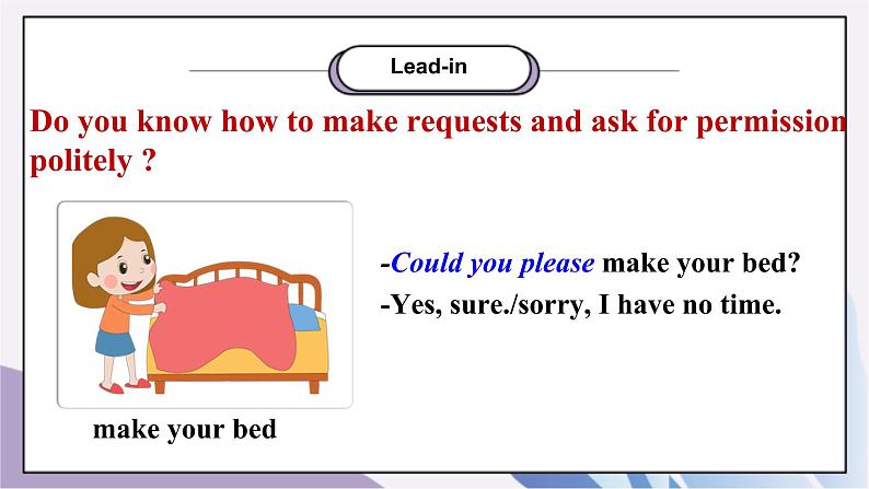 Unit3 Could you please clean your room SectionA(GF-4c)课件+教案+音视频素材03