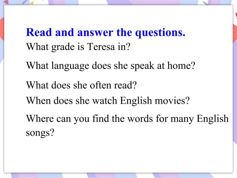 Unit 5 I Love Learning English! Lesson 28 How Do I Learn English 课件＋音频05