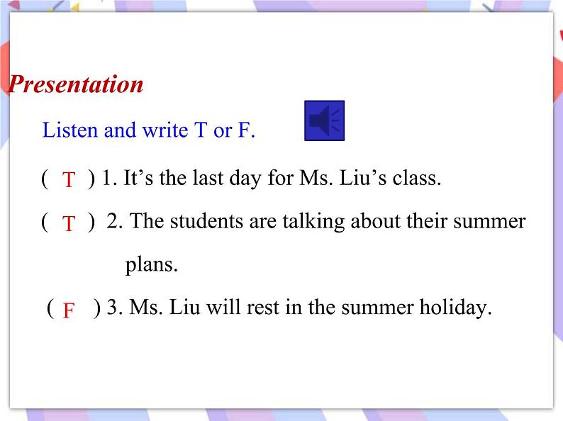 Unit 8 Summer Holiday Is Coming! Lesson 47 Summer Plans 课件+音频07