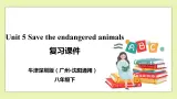 Unit 5 Save the endangered animals Period 6 Revision 课件+导学案+单元测试卷