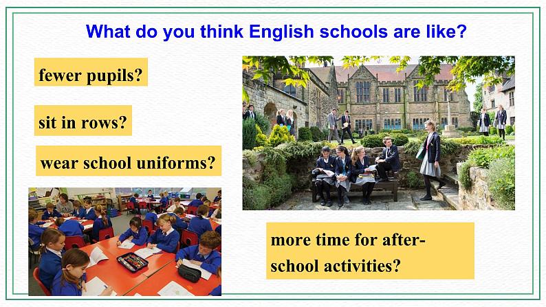 Module 2 Education Unit 1 They don't sit in rows 课件+音视频+练习04