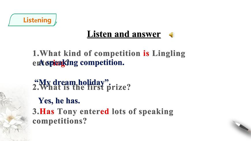 Unit1I 'vealsoenteredlotsofspeakingcompetitions課件第7頁(yè)