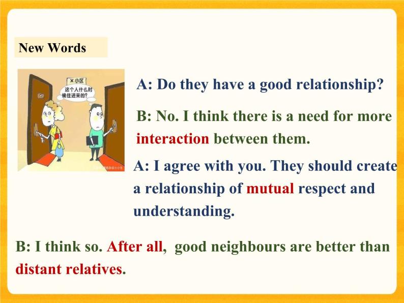Lesson 39 Having Good Relationships in Your Community备课件08