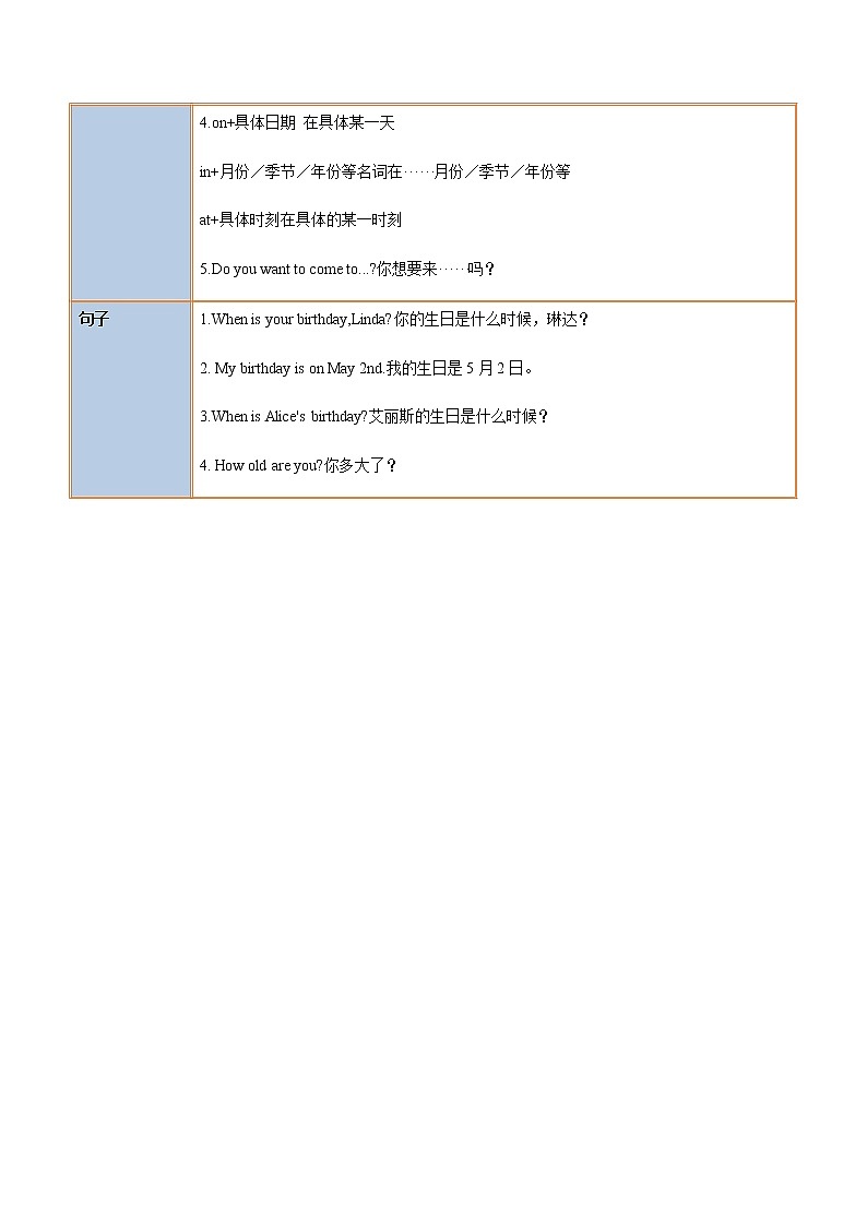Unit 8 Section A(教师版)-七年级英语上册同步精品讲义(人教版)第3页