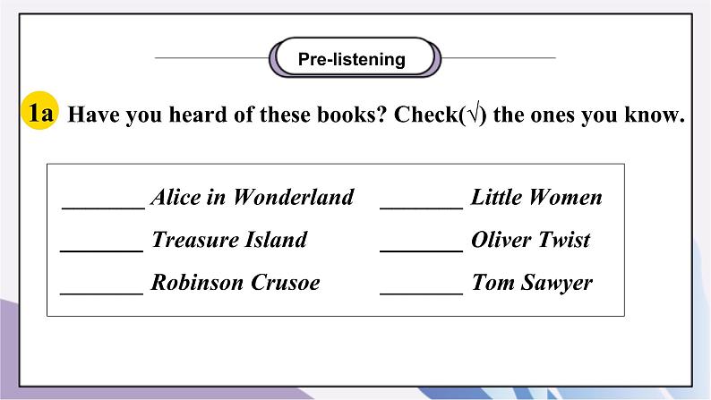 Unit8 Have you read Treasure Island yet?SectionA(1a-1c)课件+教案+音视频素材06