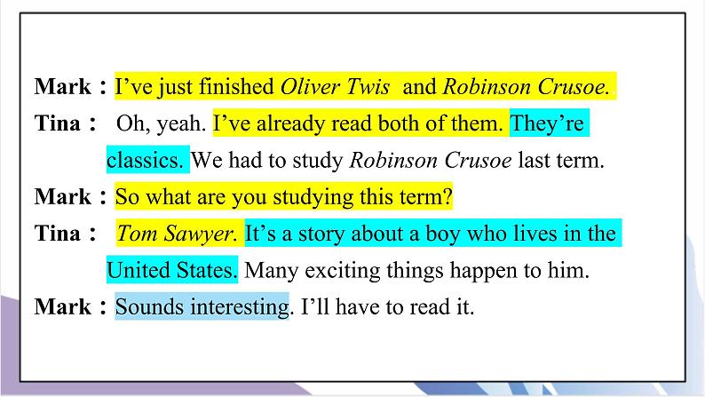 Unit8 Have you read Treasure Island yet?SectionA(2a-2d)课件+教案+音视频素材08