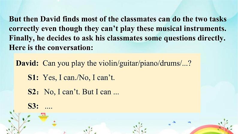 Unit 1 Can you play the guitar Section B (1a-1f) 课件2022-2023学年人教版英语七年级下册第6页
