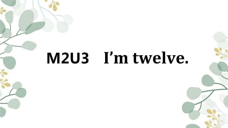 Starter Module 2 Unit 3 课件 2022-2023学年外研版英语七年级上册第1页