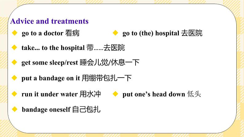 Unit 1 What’s the matter?SectionB 3a-selfcheck 写作课件+导学案+视频08