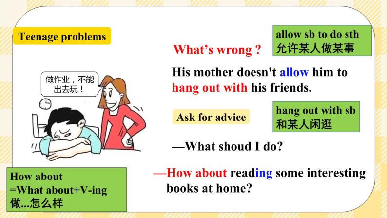 Unit 4 Why don't you talk to your parents SectionA (1a-2c )  课件+音视频（送导学案）07