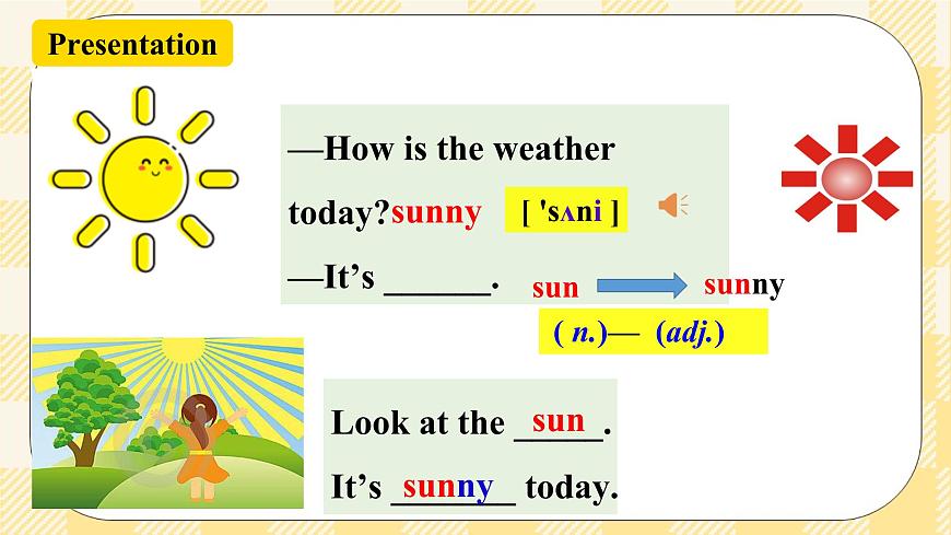 Unit 7 It’s raining.   SectionA (1a-2c )第3頁