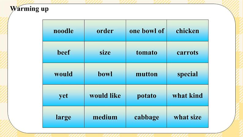 Unit 10 I’d like some noodles. SectionA (2d-3c ) 课件+导学案+音视频04