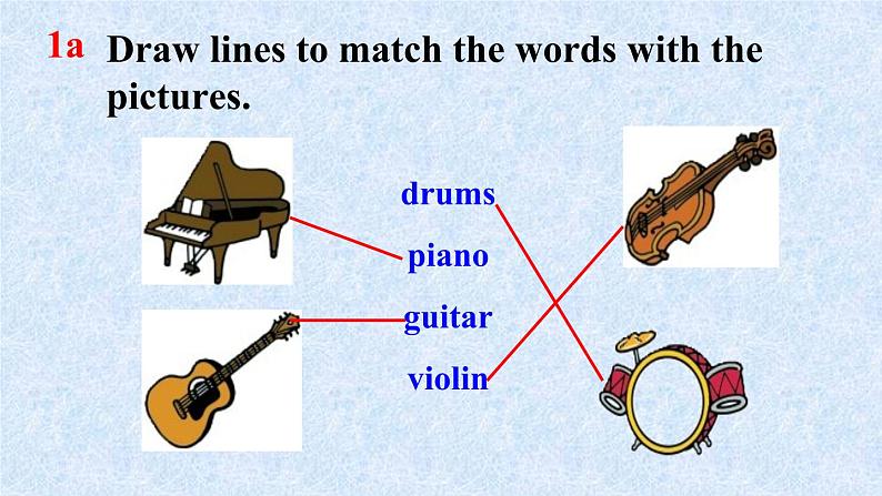 人教新目标 七年级下册 Unit1Can you play the guitar (section B 1a-1f)课件PPT第8页