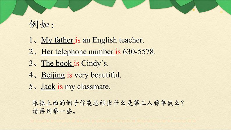 七年级英语(人教新目标)上册 语法 期中复习课件第5页