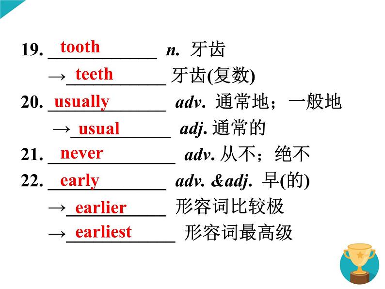 七年级英语(人教新目标)下册 Units 1-3 期末复习课件05