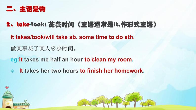 八年级英语(人教新目标)上册 英语中的四个花费 复习课件07