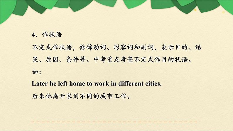 九年级英语(人教新目标)全一册 非谓语动词期末专项 复习课件第6页