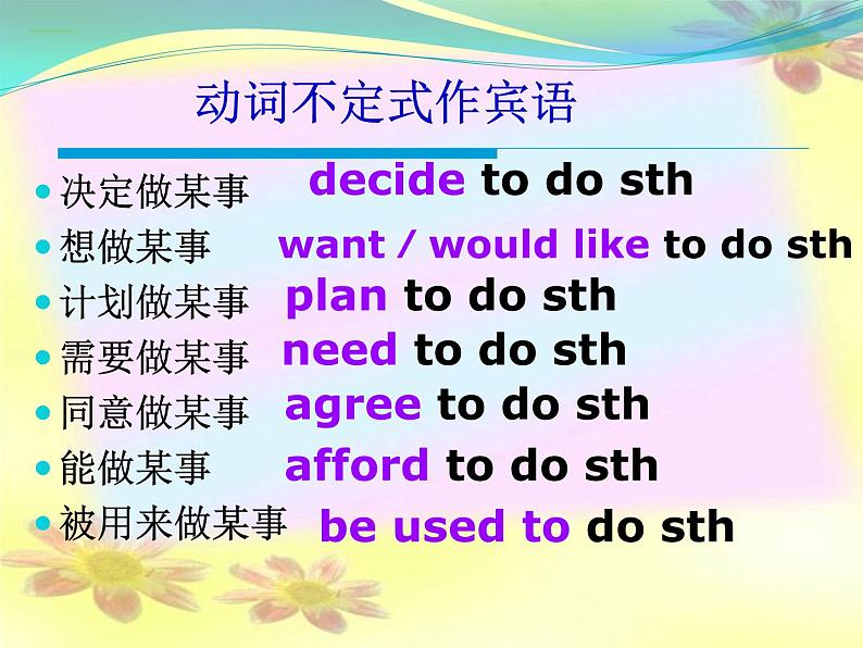 中考英语(人教新目标) 非谓语动词 复习课件08