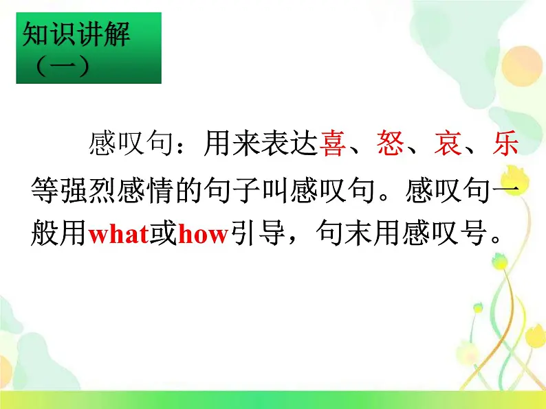 9年级人教版全一册  what和how引导的感叹句   课件06