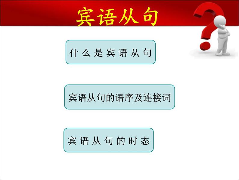 中考复习人教版 宾语从句 课件第2页