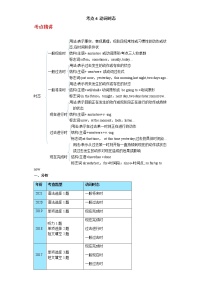 备战2023年新中考二轮英语专题导练 考点4 动词时态