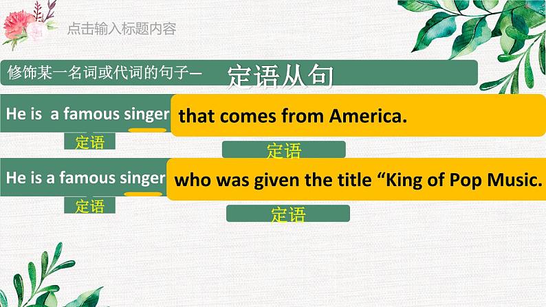 中考英语人教版 定语从句 课件1第6页