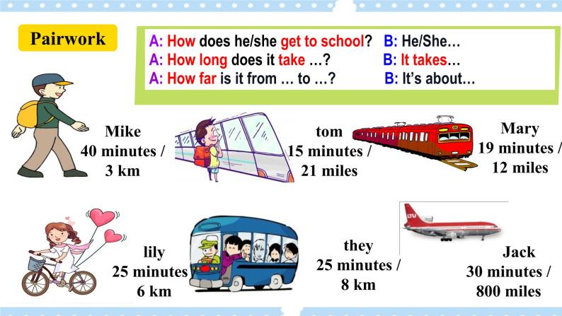 Unit3 How do you get to school？ SectionA (2e-3c ) 课件+导学案+音视频04