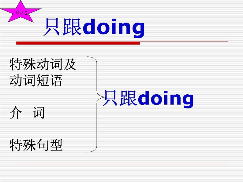 中考复习英语人教版 非谓语动词doing 课件04