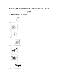 北京師范大學(xué)附中山西大同分校2022-2023學(xué)年上學(xué)期期末考試九年級英語試題(含答案)