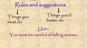 外研版 (新标准)九年级下册Module 4 Rules and suggestionsUnit 1 You must be careful of falling stones.图片ppt课件