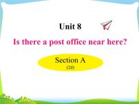 初中英语人教新目标 (Go for it) 版七年级下册Unit 8 Is there a post office near here?Section A多媒体教学ppt课件