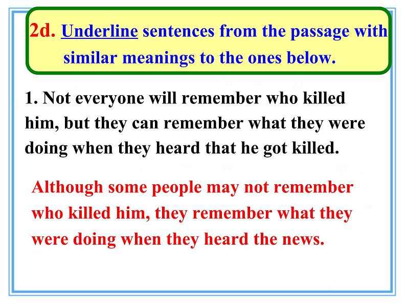八年级英语人教版下册 Unit 5 What were you doing when the rainstorm came?Section B 课件407