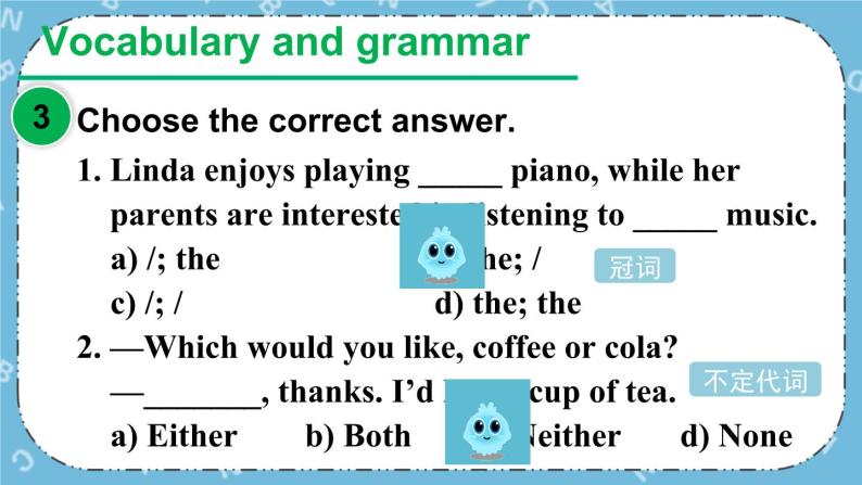 Revision module AVocabulary and grammar课件03