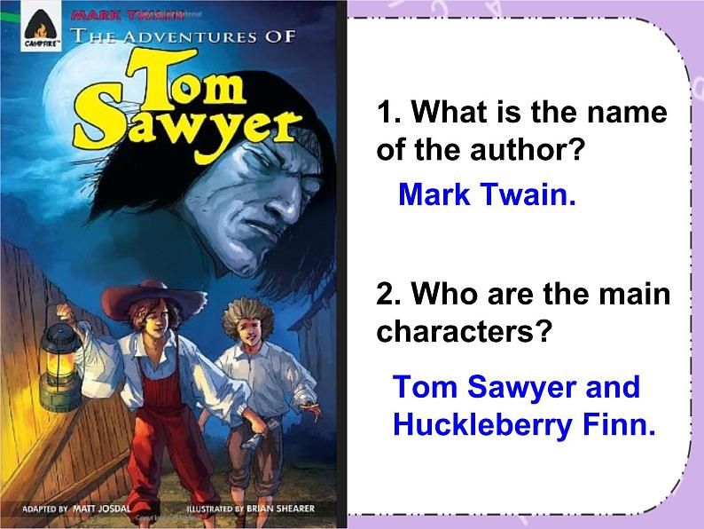 Unit 2 Books《Lesson 6 Tom sawyer》课件第3页