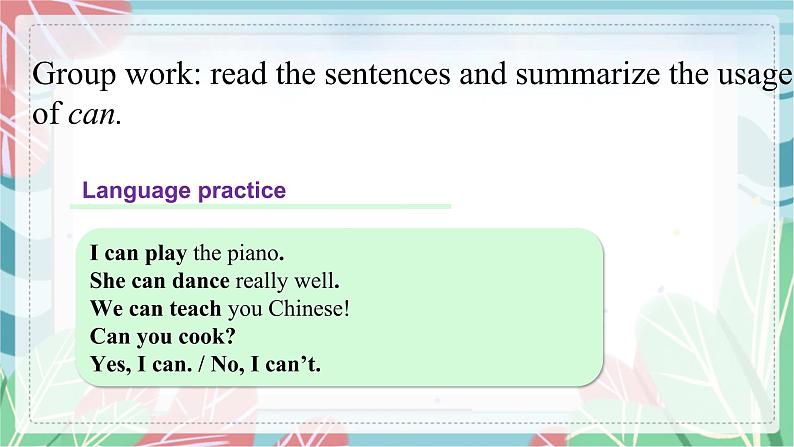 Module 2 What can you do Unit 3 Language in use 课件第8页
