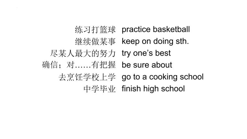 Unit6 grammar 一般将来时be going to do 课件人教版英语八年级上册04