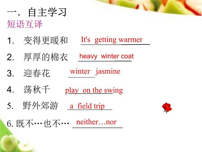 初中英语冀教版八年级下册Lesson+2 It 's Getting Warmer课件PPT第3页