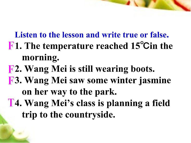 初中英语冀教版八年级下册Lesson+2 It 's Getting Warmer课件PPT第5页