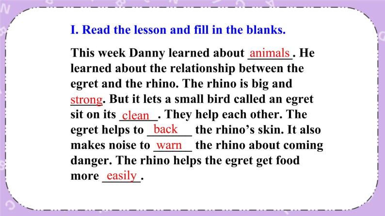 Unit 3 Lesson18 Friendship Between Animals 课件+教案06