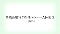 外研版中考英语复习题型专题四书面表达（6）人际交往教学课件