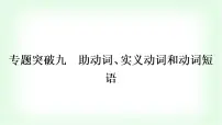 外研版中考英语复习专题突破九助动词、实义动词和动词短语作业课件