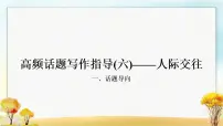 人教版中考英语复习题型专题四书面表达（6）人际交往教学课件