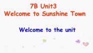 初中英语牛津译林版七年级下册Welcome to the unit课文课件ppt